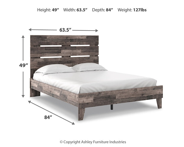 Neilsville  Panel Platform Bed