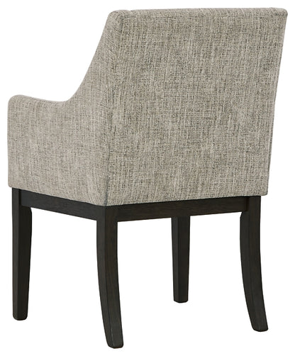 Burkhaus Dining UPH Arm Chair (2/CN)