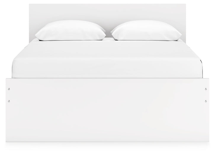 Onita  Panel Platform Bed With 1 Side Storage