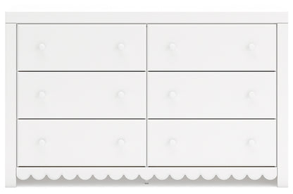 Mollviney Six Drawer Dresser