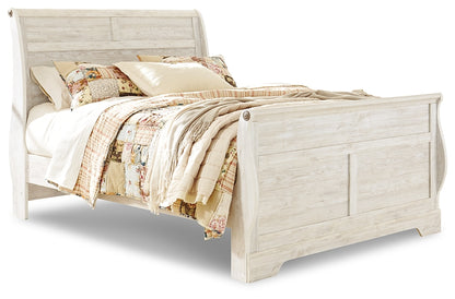 Willowton  Sleigh Bed
