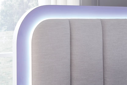 Jarlee  Upholstered Panel Bed