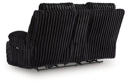 Rhines Falls DBL REC PWR Loveseat w/Console