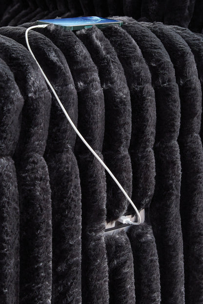 Rhines Falls REC PWR Sofa w/Drop Down Table