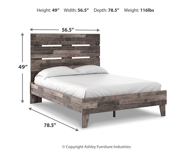 Neilsville  Panel Platform Bed