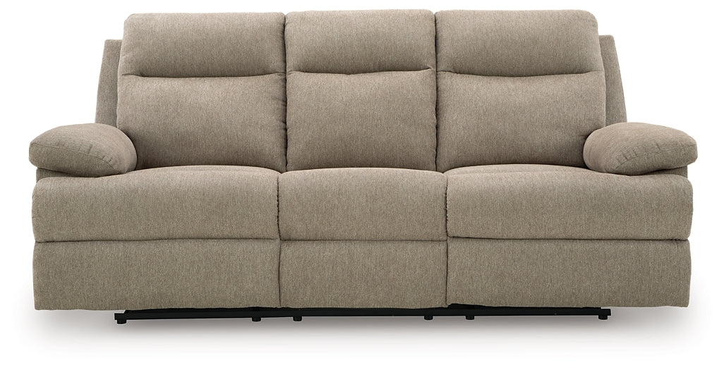 Side-Swipe REC Sofa w/Drop Down Table