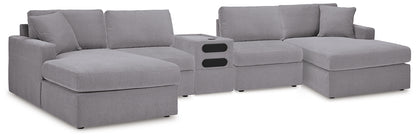 Modmax 5 Piece Sectional with Audio Console