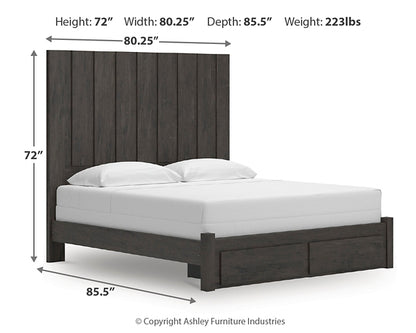 Fraluna  Panel Storage Bed