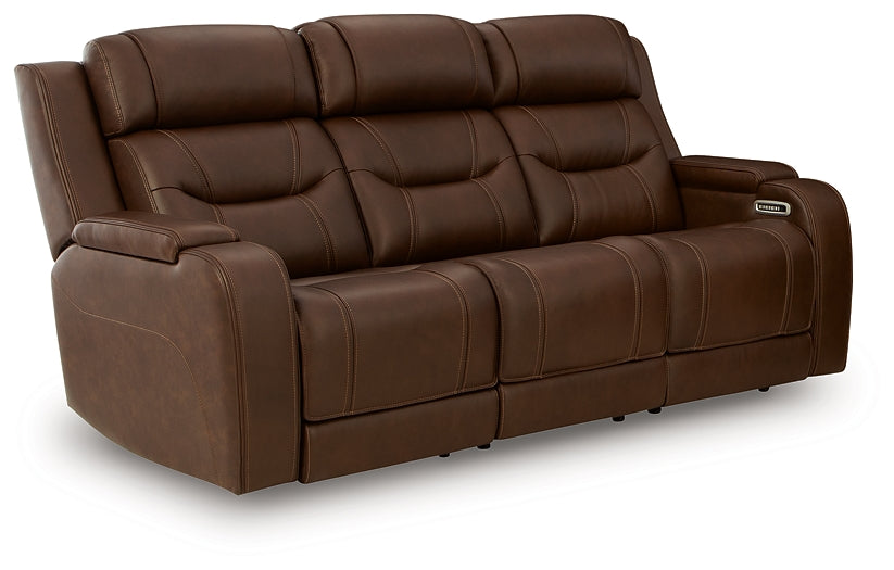 Knightington PWR REC Sofa w/Audio Seating