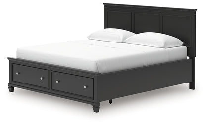 Lanolee California King Panel Storage Bed