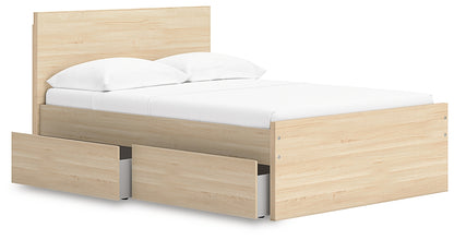 Onita Full Panel Platform Bed with 1 Side Storage