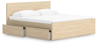 Onita King Panel Platform Bed with Storage