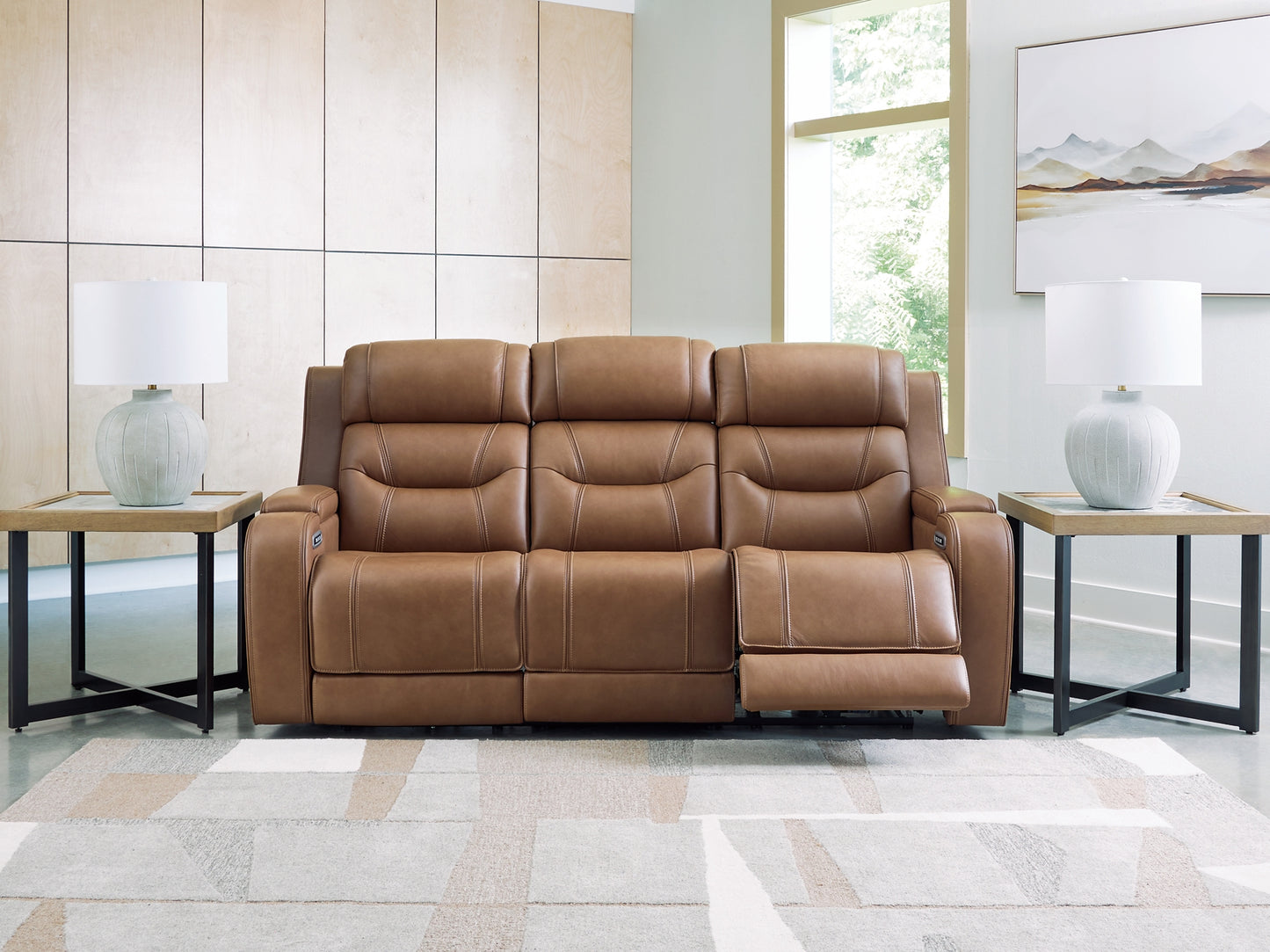 Knightington PWR REC Sofa w/Audio Seating