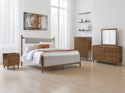 Lyncott  Upholstered Panel Bed