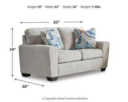 Cashton Sofa and Loveseat