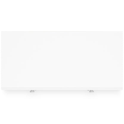 Mollviney Twin Panel Headboard with Mirrored Dresser and Chest