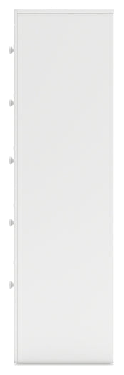 Mollviney Full Panel Headboard with Mirrored Dresser and Chest