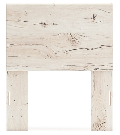 Lawroy Twin Panel Headboard with Mirrored Dresser, Chest and Nightstand