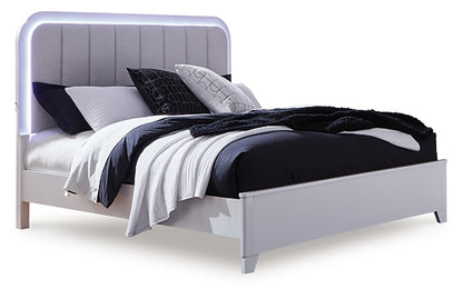 Jarlee  Upholstered Panel Bed