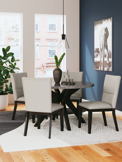 Glinari Dining Table and 4 Chairs