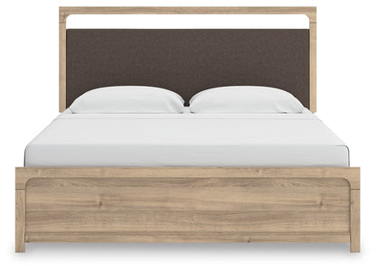 Kinlanni King Upholstered Panel Bed