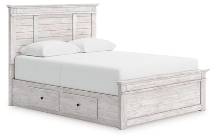 Makidern Queen Panel Storage Bed