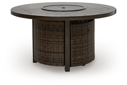 Monterey Point Round Fire Pit Table