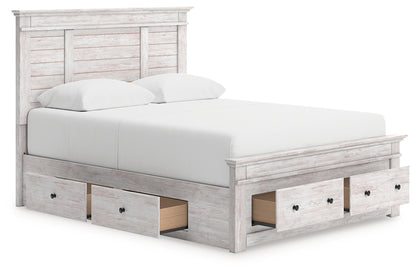 Makidern Queen Panel Storage Bed